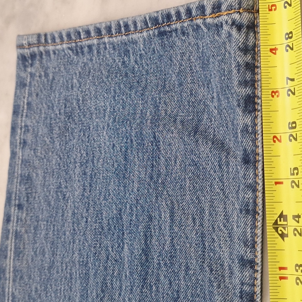Levi's 501 Button Fly Blue Straight Leg Jeans Iconic Style 34 X 30 Medium‎ Wash - Picture 5 of 9